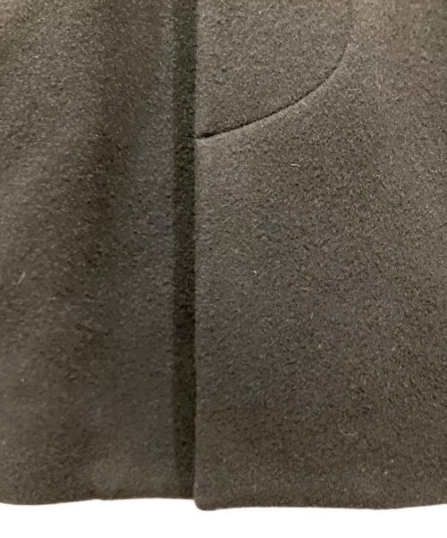 ANN DEMEULEMEESTER（アンドゥムルメステール）ANN DEMEULEMEESTER (アンドゥムルメステール) カシミヤコート ブラック サイズ:SIZE XSの古着・服飾アイテム