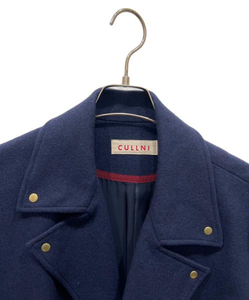 CULLNI（クルニ）CULLNI (クルニ) ライダースタイロッケンコート ネイビー サイズ:SIZE 1の古着・服飾アイテム