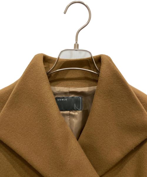 Noble（ノーブル）Noble (ノーブル) MANTECOオーバーショートコート ブラウン サイズ:SIZE Freeの古着・服飾アイテム