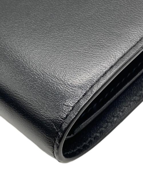 PAUL SMITH（ポールスミス）Paul Smith (ポールスミス) ブライトストライプトリム 2つ折り財布 ブラックの古着・服飾アイテム