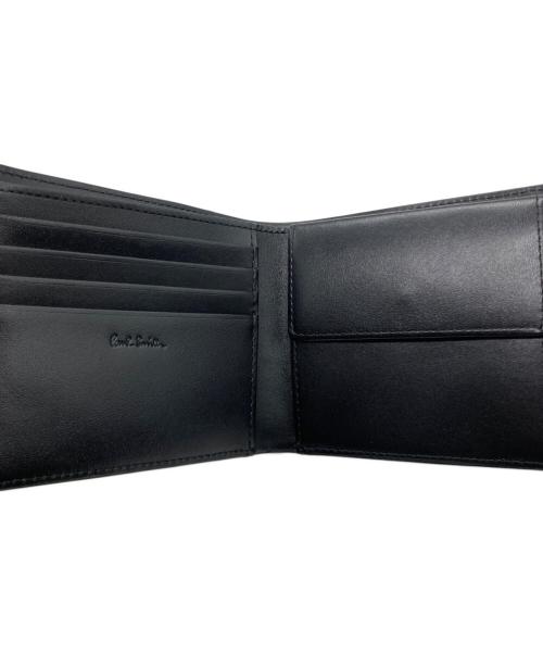 PAUL SMITH（ポールスミス）Paul Smith (ポールスミス) ブライトストライプトリム 2つ折り財布 ブラックの古着・服飾アイテム