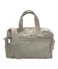 LeSportsac（レスポートサック）の古着「ショルダーバッグ　DELUXE MINI DUFFEL」｜アイボリー