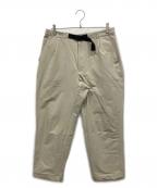 GOLDWINゴールドウイン）の古着「ワンタックテーパードアンクルパンツ」｜アイボリー