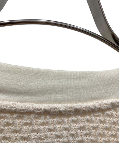 WHITE MOUNTAINEERING（ホワイトマウンテ二アニング）WHITE MOUNTAINEERING (ホワイトマウンテ二アニング) OVER SIZED RAGLAN SLEEVE PULLOVER アイボリー サイズ:SIZE 1の古着・服飾アイテム