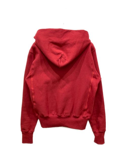 Champion REVERSE WEAVE（チャンピオン リバース ウィーブ）Champion REVERSE WEAVE (チャンピオン リバース ウィーブ) ZIP HOODED SWEAT SHIRT レッド サイズ:SIZE Sの古着・服飾アイテム