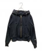 Champion REVERSE WEAVEチャンピオン リバース ウィーブ）の古着「ZIP HOODED SWEAT SHIRT」｜ブラック