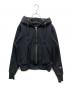 Champion REVERSE WEAVE（チャンピオン リバース ウィーブ）の古着「ZIP HOODED SWEAT SHIRT」｜ブラック