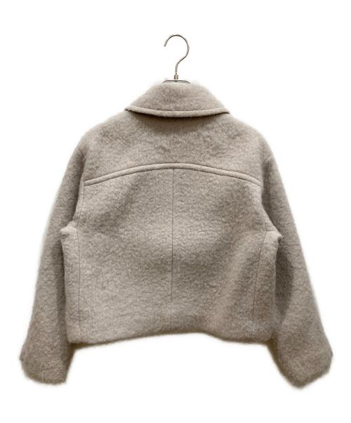 qualite（カリテ）qualite (カリテ) アストラカンショートブルゾン グレー サイズ:SIZE Sの古着・服飾アイテム