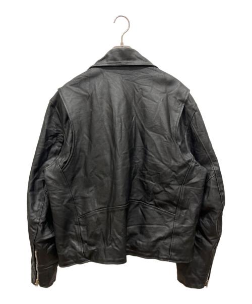 ALLSTATE LEATHER（オールステイトレザー）ALLSTATE LEATHER (オールステイトレザー) ダブルライダースジャケット ブラック サイズ:46の古着・服飾アイテム