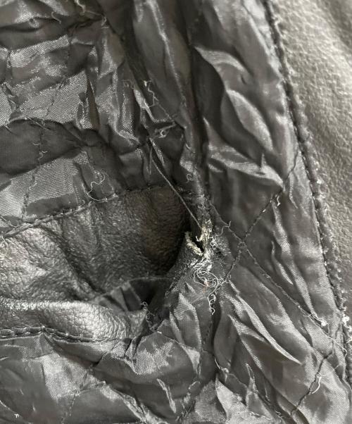 ALLSTATE LEATHER（オールステイトレザー）ALLSTATE LEATHER (オールステイトレザー) ダブルライダースジャケット ブラック サイズ:46の古着・服飾アイテム