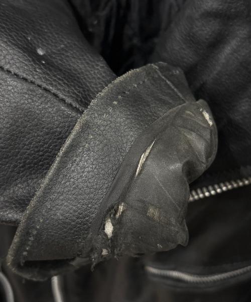 ALLSTATE LEATHER（オールステイトレザー）ALLSTATE LEATHER (オールステイトレザー) ダブルライダースジャケット ブラック サイズ:46の古着・服飾アイテム