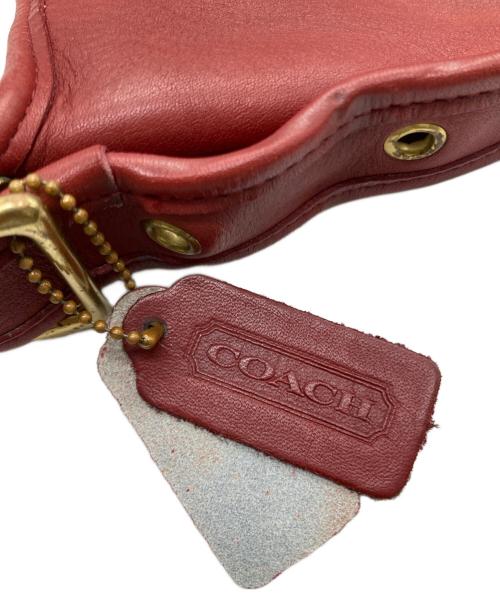 COACH（コーチ）COACH (コーチ) ワンショルダーバッグ　OLD COACH レッドの古着・服飾アイテム