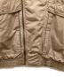 中古・古着 MONCLER (モンクレール) ダウンジャケット ベージュ サイズ:SIZE 胸囲102 身長180：20000円