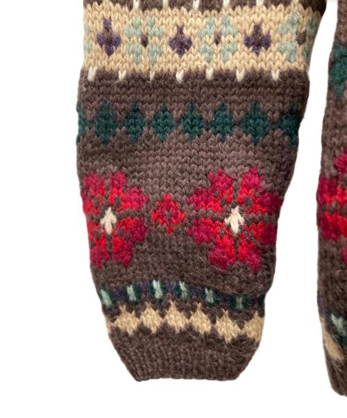 LAUREN RALPH LAUREN（ローレンラルフローレン）LAUREN RALPH LAUREN (ローレンラルフローレン) ショールカラーカーディガン ブラウン サイズ:不明の古着・服飾アイテム