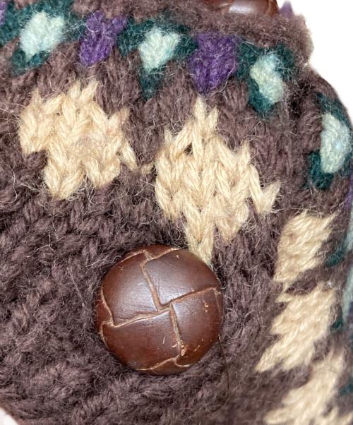 LAUREN RALPH LAUREN（ローレンラルフローレン）LAUREN RALPH LAUREN (ローレンラルフローレン) ショールカラーカーディガン ブラウン サイズ:不明の古着・服飾アイテム