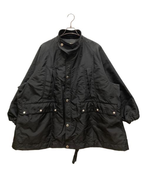 HAVERSACK（ハバーサック）HAVERSACK (ハバーサック) ナイロンミリタリーコート ブラック サイズ:SIZE Mの古着・服飾アイテム