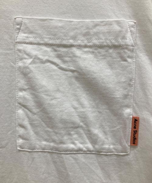 Acne studios（アクネ ストゥディオズ）ACNE STUDIOS (アクネ ストゥディオズ) ポケットTシャツ ホワイト サイズ:SIZE Mの古着・服飾アイテム