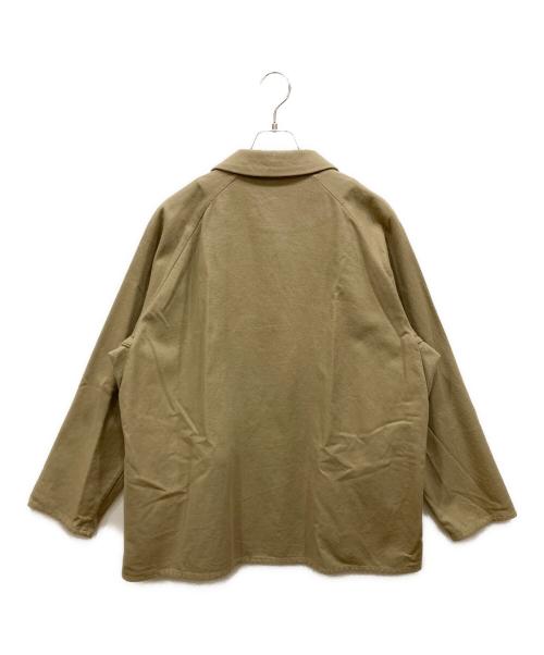YAECA（ヤエカ）YAECA (ヤエカ) COMFORT SHIRT RAGLAN WIDE ブラウン サイズ:SIZE Sの古着・服飾アイテム
