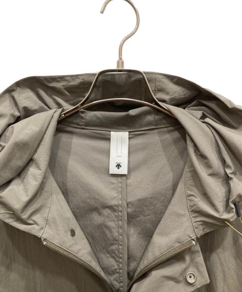 DESCENTE PAUSE（デサントポーズ）DESCENTE PAUSE (デサントポーズ) プライムフレックスナイロンフーデットブルゾン グリーン サイズ:Ⅼの古着・服飾アイテム