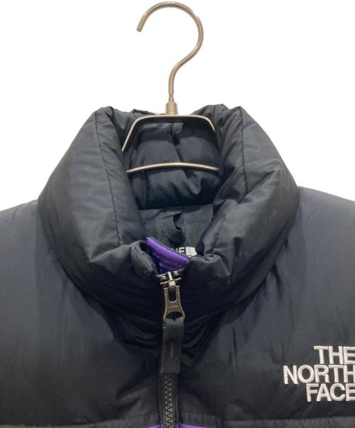 THE NORTH FACE（ザ ノース フェイス）THE NORTH FACE (ザ ノース フェイス) Nuptse Vest パープル×ブラック サイズ:SIZE Mの古着・服飾アイテム