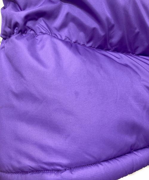 THE NORTH FACE（ザ ノース フェイス）THE NORTH FACE (ザ ノース フェイス) Nuptse Vest パープル×ブラック サイズ:SIZE Mの古着・服飾アイテム