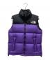THE NORTH FACE（ザ ノース フェイス）の古着「Nuptse Vest」｜パープル×ブラック