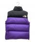THE NORTH FACE (ザ ノース フェイス) Nuptse Vest パープル×ブラック サイズ:SIZE M：12000円