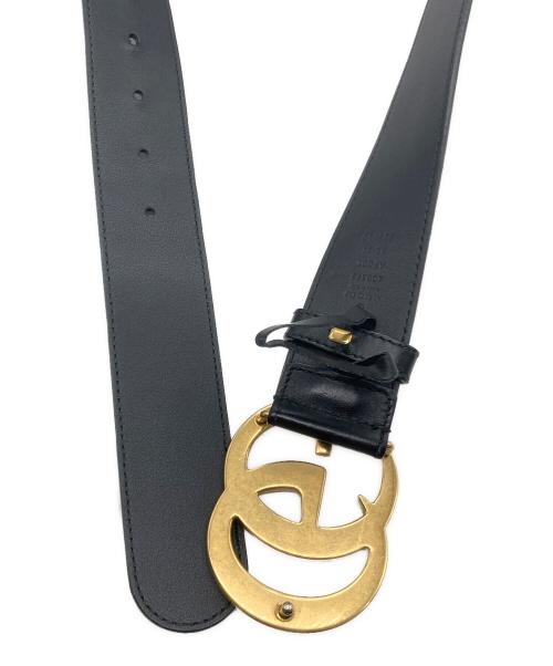GUCCI（グッチ）GUCCI (グッチ) ダブルG ワイドベルト ブラック サイズ:SIZE 85・34の古着・服飾アイテム