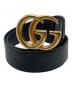GUCCI（グッチ）の古着「ダブルG ワイドベルト」｜ブラック