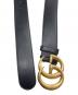 GUCCI (グッチ) ダブルG ワイドベルト ブラック サイズ:SIZE 85・34：25000円