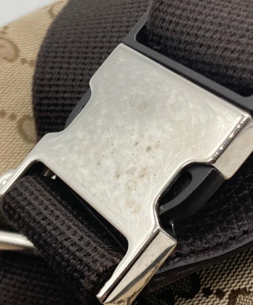 GUCCI（グッチ）GUCCI (グッチ) ウエストバッグ　GG ブラウンの古着・服飾アイテム