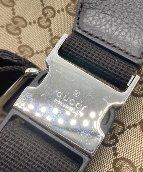 GUCCI（グッチ）GUCCI (グッチ) ウエストバッグ　GG ブラウンの古着・服飾アイテム