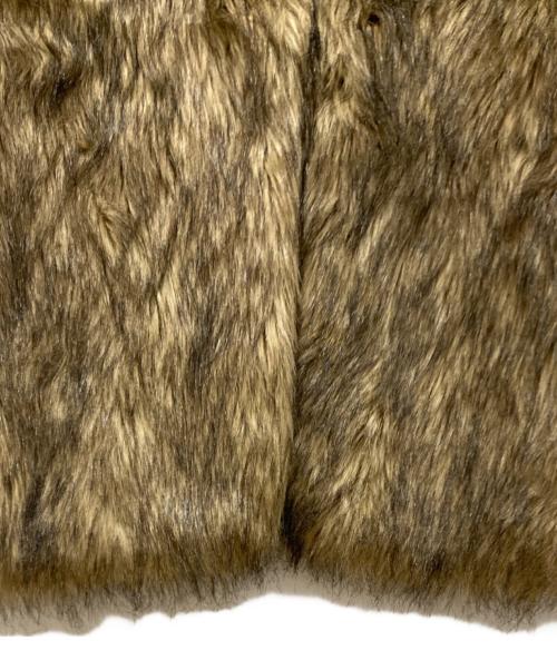 RHC Ron Herman（アールエイチシー ロンハーマン）RHC Ron Herman (アールエイチシー ロンハーマン) エコファーコート ノーカラーコート ブラウン サイズ:SIZE Sの古着・服飾アイテム