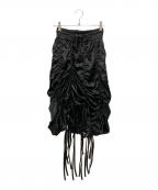 PAMEO POSEパメオポーズ）の古着「Variable Length Cargo Skirt」｜ブラック