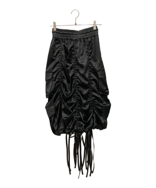 PAMEO POSE（パメオポーズ）PAMEO POSE (パメオポーズ) Variable Length Cargo Skirt ブラック サイズ:SIZE Freeの古着・服飾アイテム