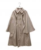 saharaサハラ）の古着「2Way Sleeve A-line Coat」｜ベージュ