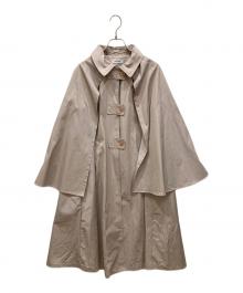 sahara（サハラ）の古着「2Way Sleeve A-line Coat」｜ベージュ