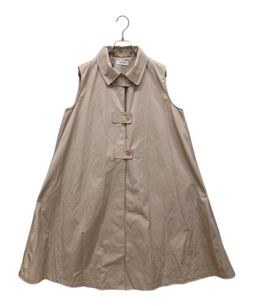 sahara（サハラ）sahara (サハラ) 2Way Sleeve A-line Coat ベージュ サイズ:不明の古着・服飾アイテム