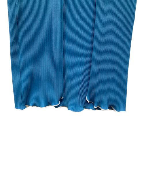 todo kotohayokozawa（トゥードゥー コトハヨコザワ）todo kotohayokozawa (トゥードゥー コトハヨコザワ) デザインプリーツパンツ ブルー サイズ:-の古着・服飾アイテム