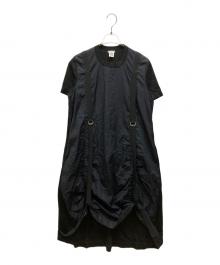 noir kei ninomiya（ノワール ケイ ニノミヤ）の古着「レースアジャスターワンピース」｜ブラック