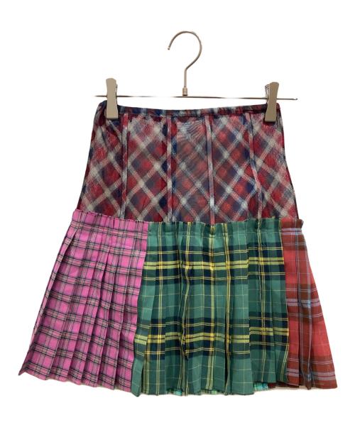 ANDERSSON BELL（アンダーソンベル）Andersson Bell (アンダーソンベル) BUSTIER SKIRT レッド×ブルー サイズ:SIZE 34の古着・服飾アイテム