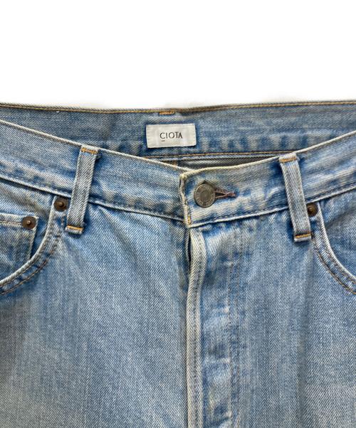 CIOTA（シオタ）CIOTA (シオタ) 本藍スビンコットン13.5ozストレートデニム ブルー サイズ:SIZE 32の古着・服飾アイテム