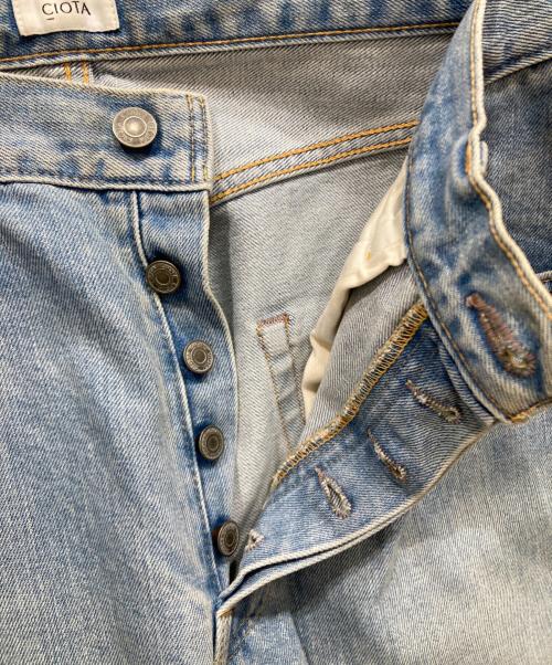 CIOTA（シオタ）CIOTA (シオタ) 本藍スビンコットン13.5ozストレートデニム ブルー サイズ:SIZE 32の古着・服飾アイテム