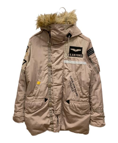 AVIREX（アヴィレックス）AVIREX (アヴィレックス) N-3B BLACK NIGHTS ベージュ サイズ:SIZE Mの古着・服飾アイテム