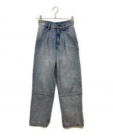 YENN（イエン）の古着「HIGH RISE TUCK WIDE PANTS」｜ブル