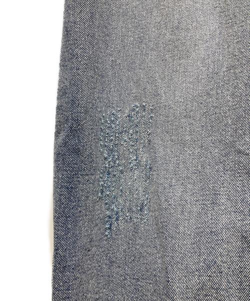 YENN（イエン）YENN (イエン) HIGH RISE TUCK WIDE PANTS ブル サイズ:SIZE 36の古着・服飾アイテム