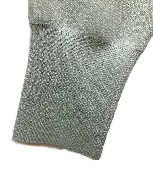 l’heritage martinique（レリタージュ マルティニーク）l’heritage martinique (レリタージュ マルティニーク) タフタフリルカーディガン ブルー サイズ:SIZE Freeの古着・服飾アイテム