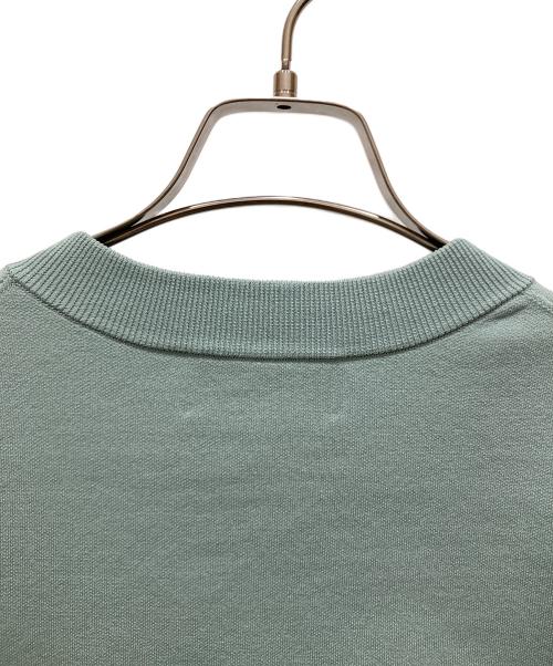 l’heritage martinique（レリタージュ マルティニーク）l’heritage martinique (レリタージュ マルティニーク) タフタフリルカーディガン ブルー サイズ:SIZE Freeの古着・服飾アイテム