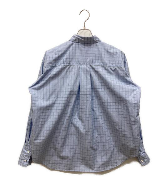 l’heritage martinique（レリタージュ マルティニーク）l’heritage martinique (レリタージュ マルティニーク) 高密度コットンB.Dシャツ ブルー サイズ:SIZE Freeの古着・服飾アイテム