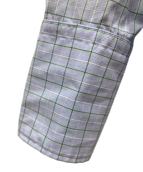 l’heritage martinique（レリタージュ マルティニーク）l’heritage martinique (レリタージュ マルティニーク) 高密度コットンB.Dシャツ ブルー サイズ:SIZE Freeの古着・服飾アイテム